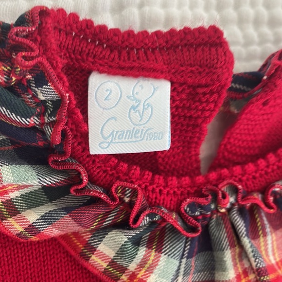 Festive Red Dress with reindeer - Picture 3 of 6